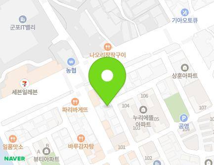경기도 군포시 한세로66번길 4 (당정동) 지도