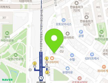 경기도 군포시 당정역로4번길 20 (당정동) 지도