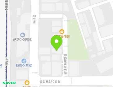 경기도 군포시 공단로160번길 20 (당정동, 테크웨어) 지도