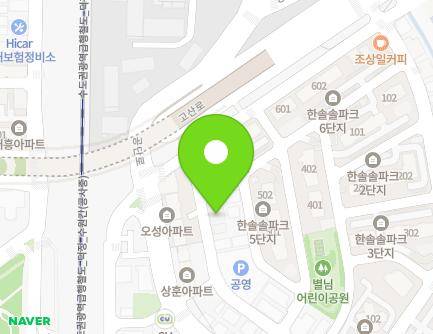 경기도 군포시 한세로4번길 7 (당정동, 휴먼파크당정) 지도