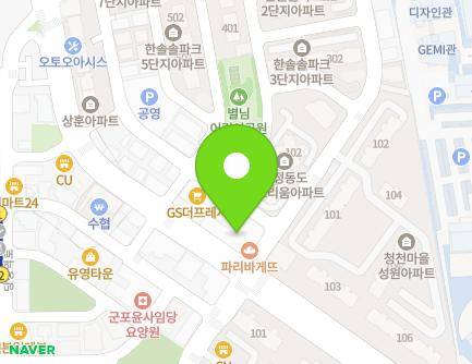 경기도 군포시 고산로211번길 31 (당정동, 성원프라자) 지도