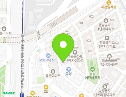 경기도 군포시 한세로4번길 9 (당정동, 대은빌딩) 지도