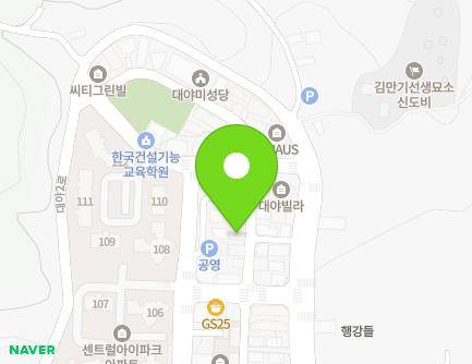 경기도 군포시 대야2로55번안길 5 (대야미동, 태영빌라) 지도