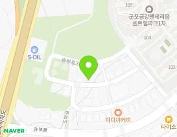 경기도 군포시 송부로33번길 7-22 (도마교동) 지도