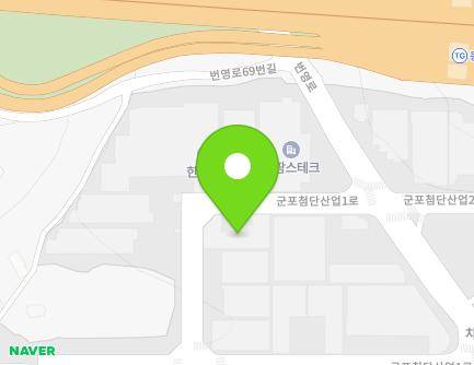 경기도 군포시 군포첨단산업1로 42 (부곡동) 지도