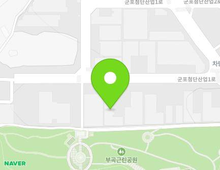 경기도 군포시 군포첨단산업1로 19 (부곡동) 지도