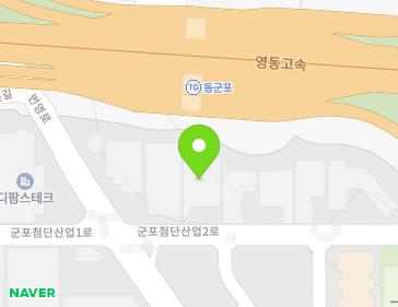 경기도 군포시 군포첨단산업2로 118 (부곡동) 지도