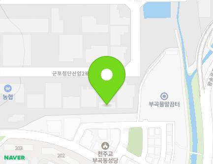 경기도 군포시 군포첨단산업2로 46 (부곡동) 지도