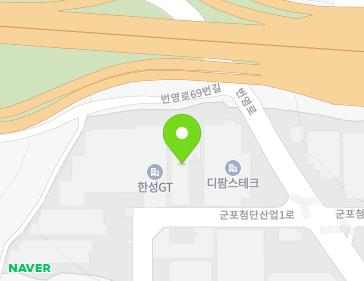 경기도 군포시 군포첨단산업1로 41 (부곡동) 지도