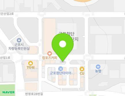 경기도 군포시 군포첨단산업2로8번길 9-21 (부곡동) 지도