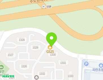 경기도 군포시 곡란로 51 (산본동, 개나리아파트상가) 지도