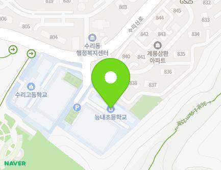 경기도 군포시 수리산로 37 (산본동, 능내초등학교) 지도
