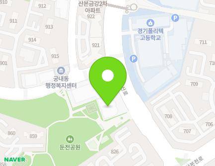 경기도 군포시 고산로 511 (산본동, 산본교회) 지도