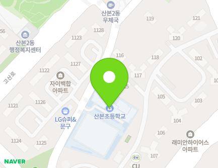 경기도 군포시 산본로386번길 60 (산본동, 산본초등학교) 지도