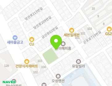 경기도 군포시 당산로201번길 11-1 (산본동, 진설미경로당) 지도