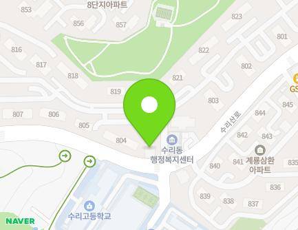 경기도 군포시 수리산로 42 (산본동, 한양수리아파트분산상가2동) 지도