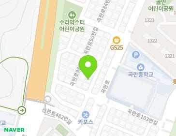 경기도 군포시 곡란로98번길 1-8 (산본동) 지도