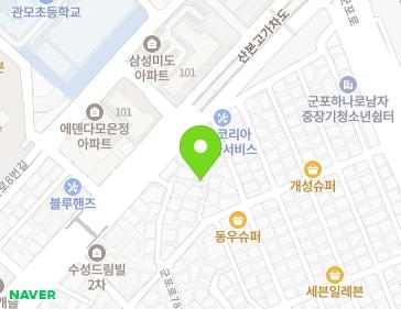 경기도 군포시 군포로785번길 34-7 (산본동) 지도