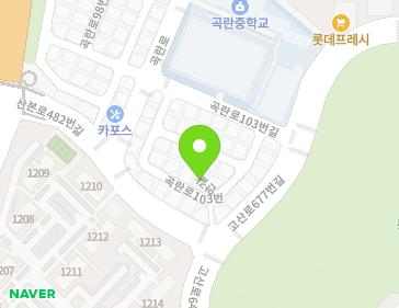 경기도 군포시 곡란로103번안길 11 (산본동) 지도