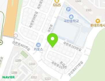 경기도 군포시 곡란로103번안길 3 (산본동) 지도
