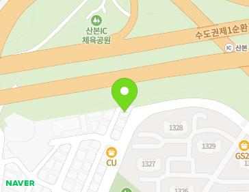 경기도 군포시 곡란로 70 (산본동) 지도