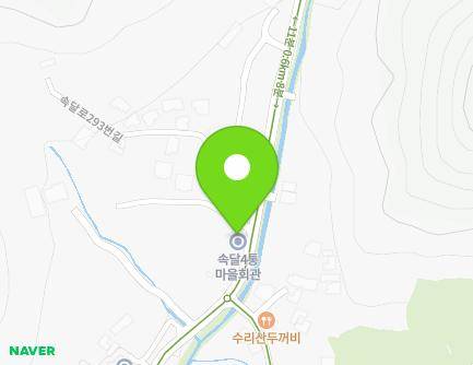 경기도 군포시 속달로 293 (속달동, 속달4동마을회관) 지도