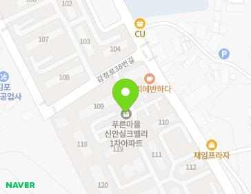 경기도 김포시 감정로 64 (감정동, 푸른마을(신안실크밸리1차아파트)) 지도