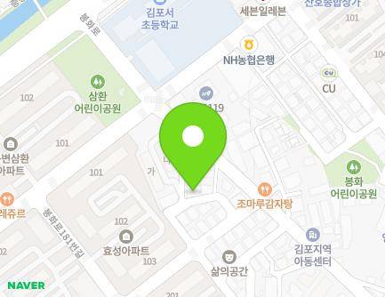 경기도 김포시 봉화로167번길 6-12 (감정동, 한터맨션) 지도