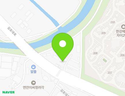 경기도 김포시 김포대로 1130-1 (감정동) 지도