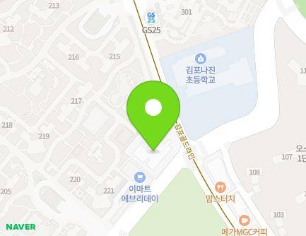 경기도 김포시 걸포2로 62 (걸포동, 아리유치원) 지도