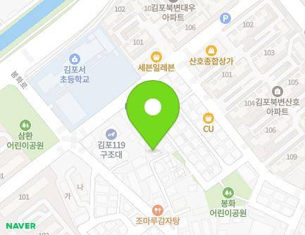 경기도 김포시 봉화로 164-25 (북변동) 지도