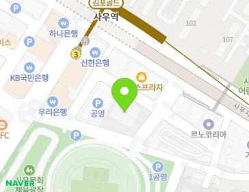 경기도 김포시 돌문로 26 (사우동, 김포아트홀) 지도