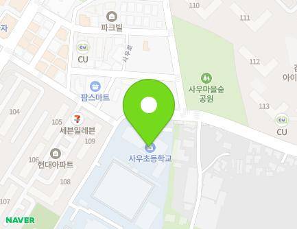경기도 김포시 사우로 20 (사우동, 사우초등학교) 지도