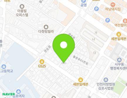 경기도 김포시 돌문로61번길 26-13 (사우동) 지도