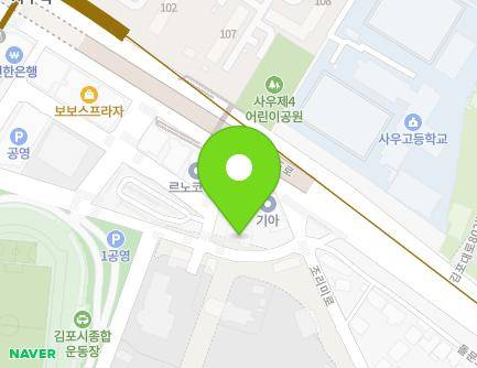 경기도 김포시 돌문로 10 (사우동) 지도