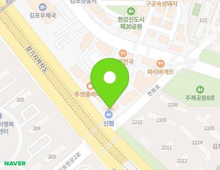 경기도 김포시 전원로 1 (운양동, 메디프라자) 지도