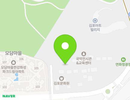 경기도 김포시 모담공원로 170-11 (운양동, 한옥마을(아트하우스)) 지도