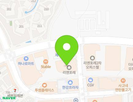경기도 김포시 김포한강11로 310 (운양동, 승문리앤포레) 지도