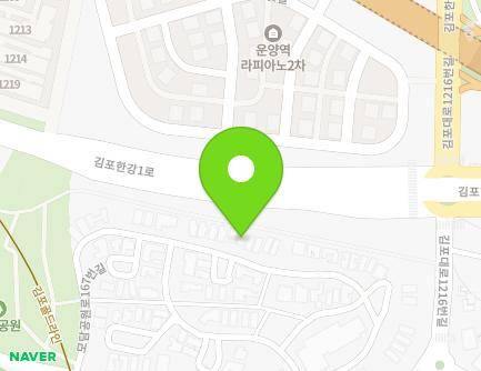경기도 김포시 모담공원로167번길 51 (운양동) 지도