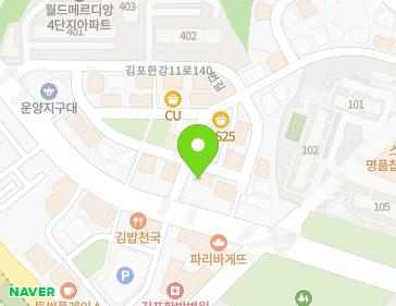 경기도 김포시 김포한강11로140번길 8-4 (운양동) 지도