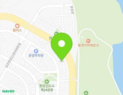 경기도 김포시 김포한강11로456번길 7-25 (운양동) 지도