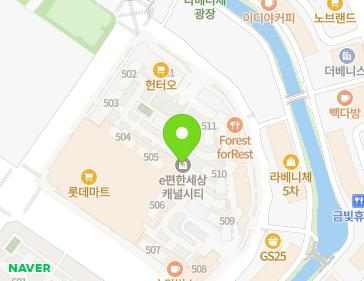 경기도 김포시 김포한강2로 41 (장기동, e편한세상캐널시티) 지도