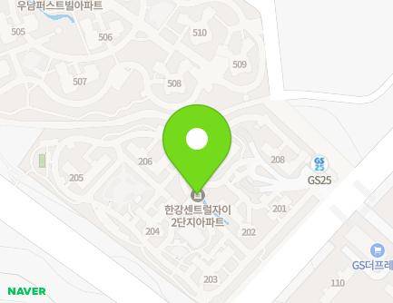 경기도 김포시 태장로 846 (장기동, 한강센트럴자이2단지) 지도