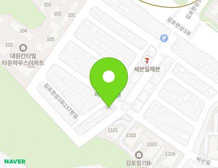 경기도 김포시 김포한강3로237번길 38 (장기동) 지도