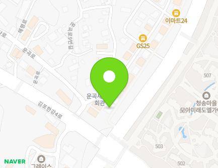경기도 김포시 김포한강4로212번길 12 (장기동) 지도