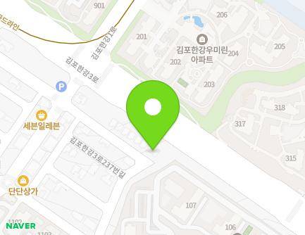 경기도 김포시 김포한강3로237번길 7-25 (장기동) 지도