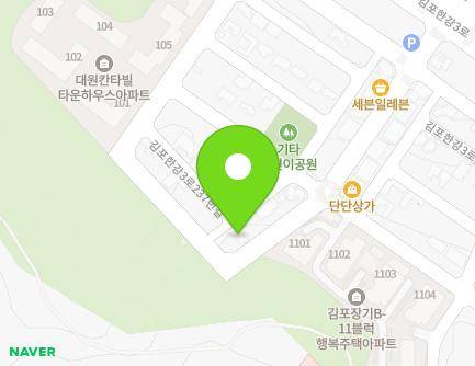 경기도 김포시 김포한강3로237번길 52 (장기동) 지도