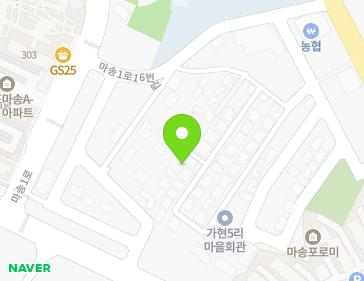 경기도 김포시 통진읍 마송1로16번길 16-19 지도