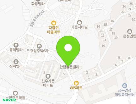 경기도 남양주시 경춘로885번길 16 (금곡동, 한림골든밸리) 지도