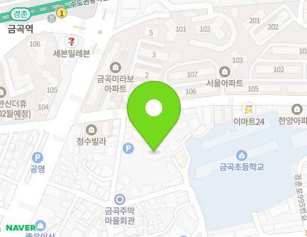 경기도 남양주시 사릉로34번길 14 (금곡동, 금곡교회) 지도